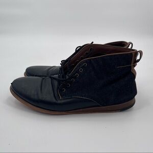 Call It Spring black leather boots shoes size 9.5